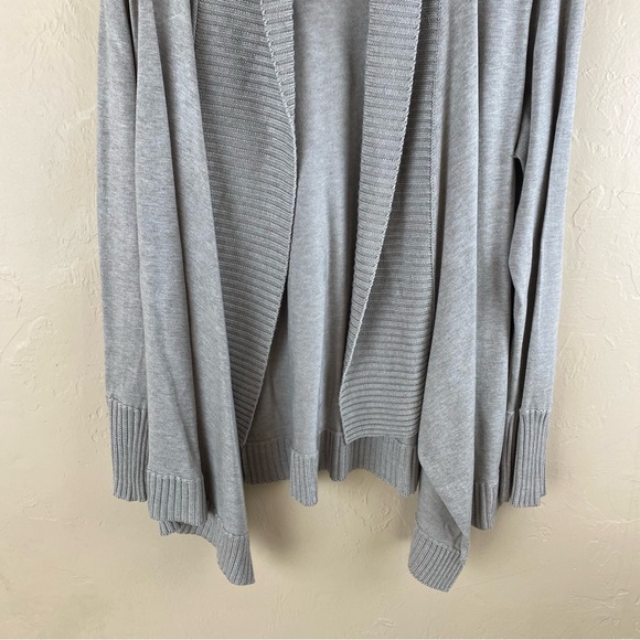 Joan Vass Gray Cardigan Sweater XL - Picture 3 of 9